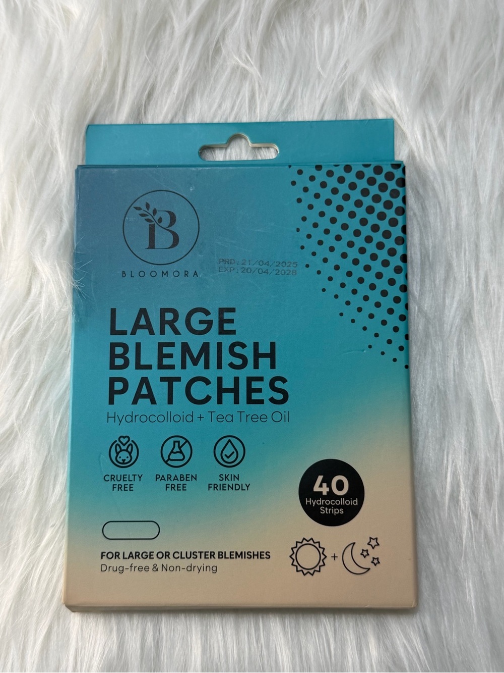 Bloomora Large Blemish Patches - Hydrocolloid & Tea Tree Oil